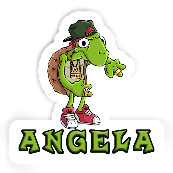 Sticker Hip Hop Turtle Angela Gift package Image