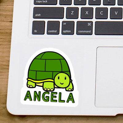 Sticker Angela Schildkröte Notebook Image