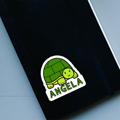 Sticker Angela Schildkröte Notebook Image