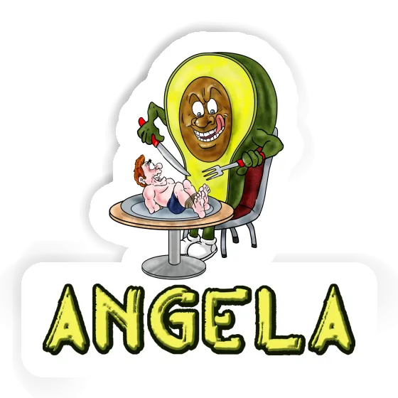 Sticker Avocado Angela Notebook Image