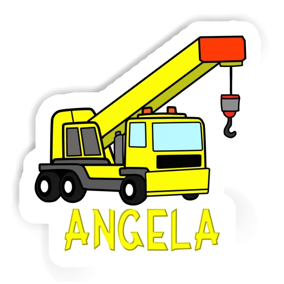 Sticker Fahrzeugkran Angela Gift package Image