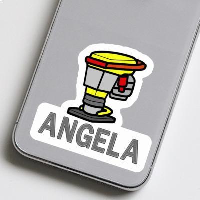 Sticker Vibratory tamper Angela Laptop Image