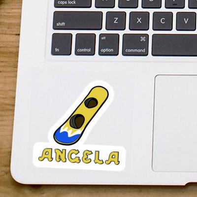 Angela Sticker Wakeboard Laptop Image