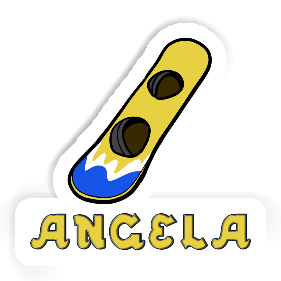 Sticker Angela Wakeboard Laptop Image