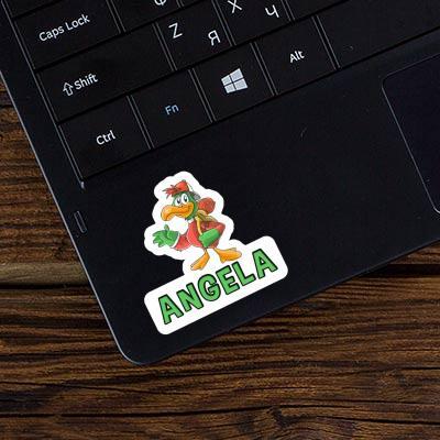 Angela Sticker Wanderer Laptop Image