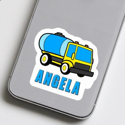 Water Truck Sticker Angela Notebook Image