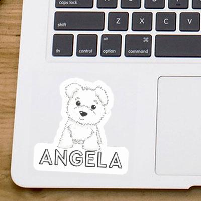 Westie Sticker Angela Notebook Image