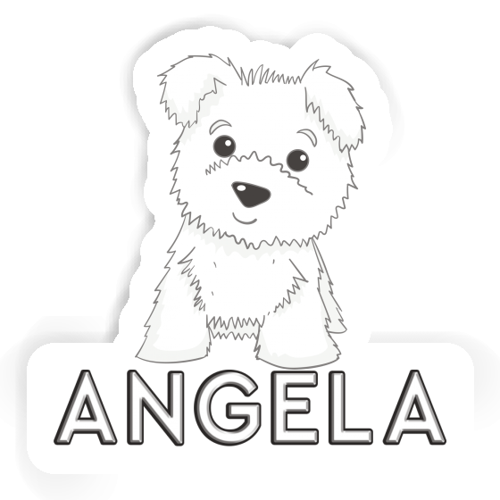 Autocollant Angela Westie Notebook Image
