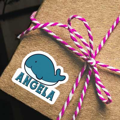 Sticker Whale Fish Angela Notebook Image
