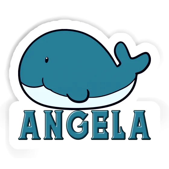 Whale Fish Sticker Angela Gift package Image