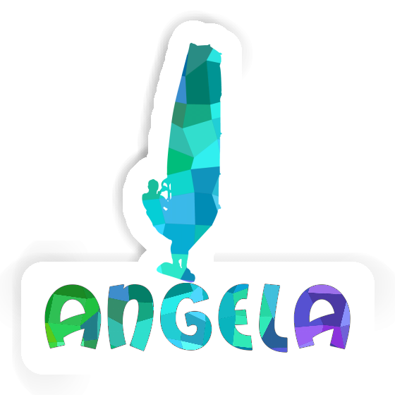 Windsurfer Sticker Angela Notebook Image