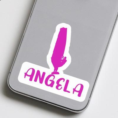 Aufkleber Angela Windsurfer Notebook Image