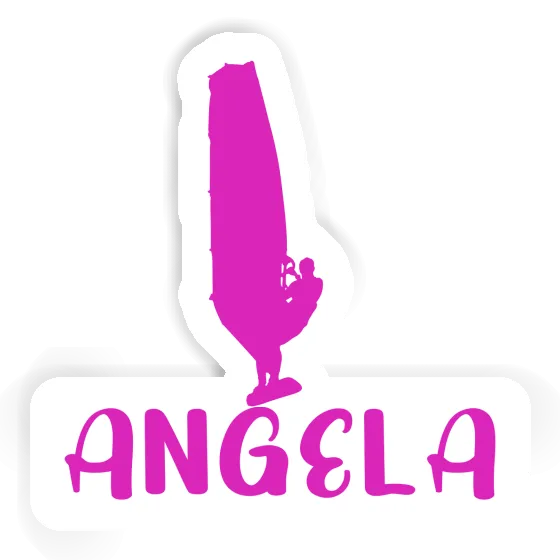 Angela Sticker Windsurfer Image