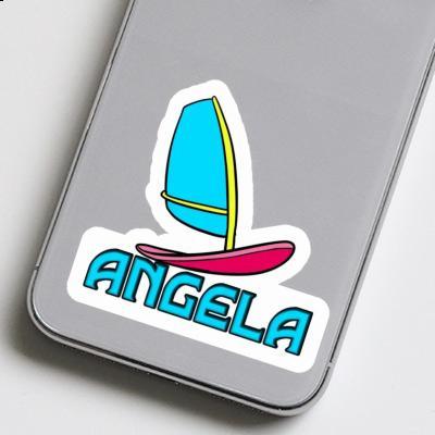 Windsurfbrett Aufkleber Angela Notebook Image