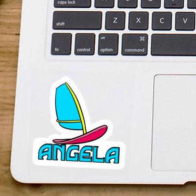 Sticker Angela Windsurf Board Notebook Image