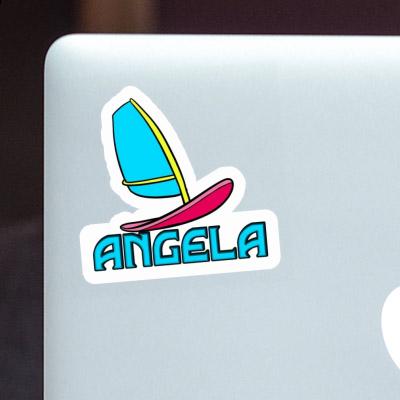 Sticker Angela Windsurf Board Laptop Image