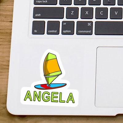 Angela Sticker Windsurf Board Image