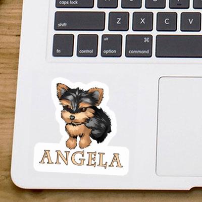 Autocollant Angela Terrier Laptop Image