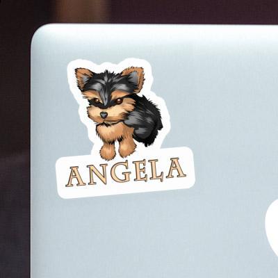 Terrier Aufkleber Angela Notebook Image