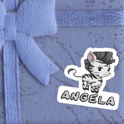 Sticker Zebra Angela Gift package Image