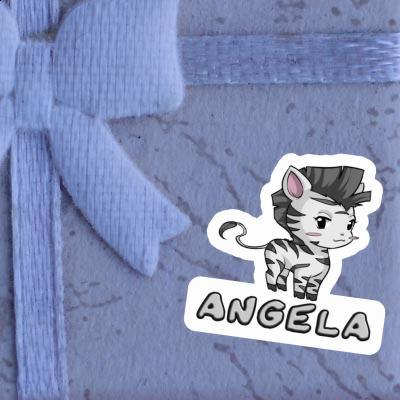 Zebra Sticker Angela Image