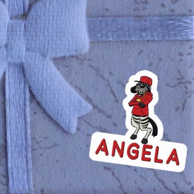 Angela Sticker Zebra Image