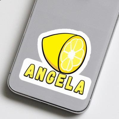 Angela Sticker Zitrone Laptop Image