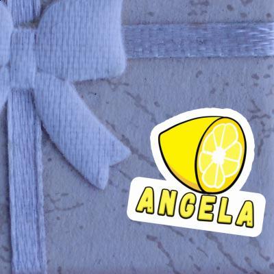 Angela Sticker Zitrone Notebook Image