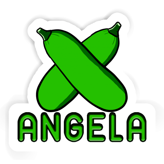 Angela Aufkleber Zucchini Laptop Image