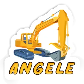 Angele Sticker Excavator Image