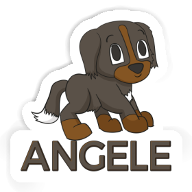 Sticker Angele Bernese Dog Image