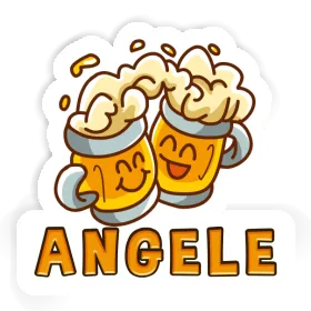 Angele Sticker Beer Image