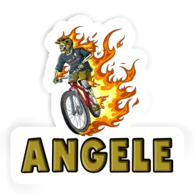 Sticker Freeride Biker Angele Image