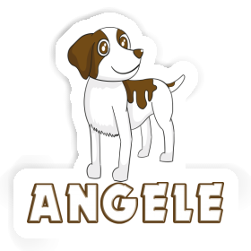 Aufkleber Angele Spaniel Image