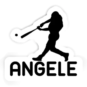 Angele Autocollant Joueur de baseball Image