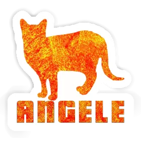 Sticker Angele Cat Image