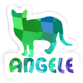 Angele Sticker Cat Image