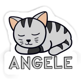 Sticker Angele Cat Image