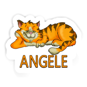 Sticker Angele Cat Image