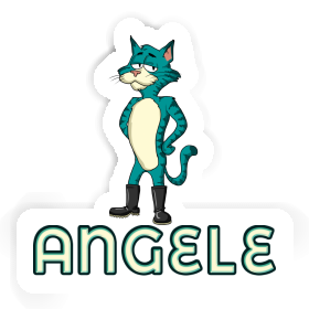 Standing Cat Sticker Angele Image