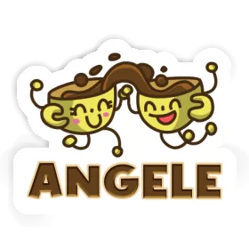 Sticker Coffee Angele Image