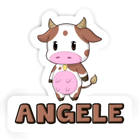 Sticker Cow Angele Image