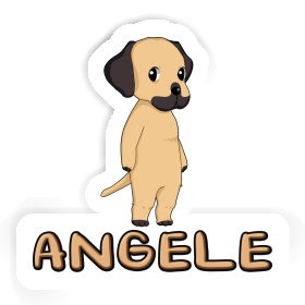 Rhodesian Ridgeback Aufkleber Angele Image