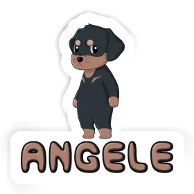 Rottweiler Sticker Angele Image