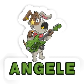 Guitarist Sticker Angele Image