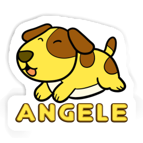 Sticker Angele Hund Image