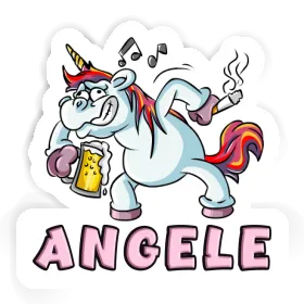 Autocollant Licorne Angele Image