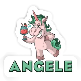 Angele Sticker Party-Einhorn Image