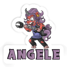 Sticker Rocking Unicorn Angele Image