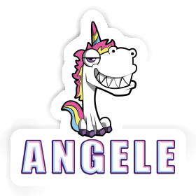 Autocollant Licorne Angele Image